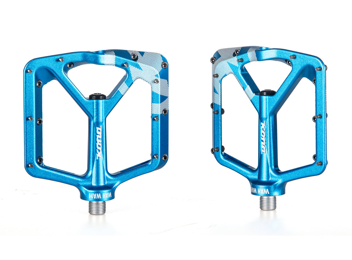Kona Wah Wah 2 Alloy Platform Pedals - Blue Blue