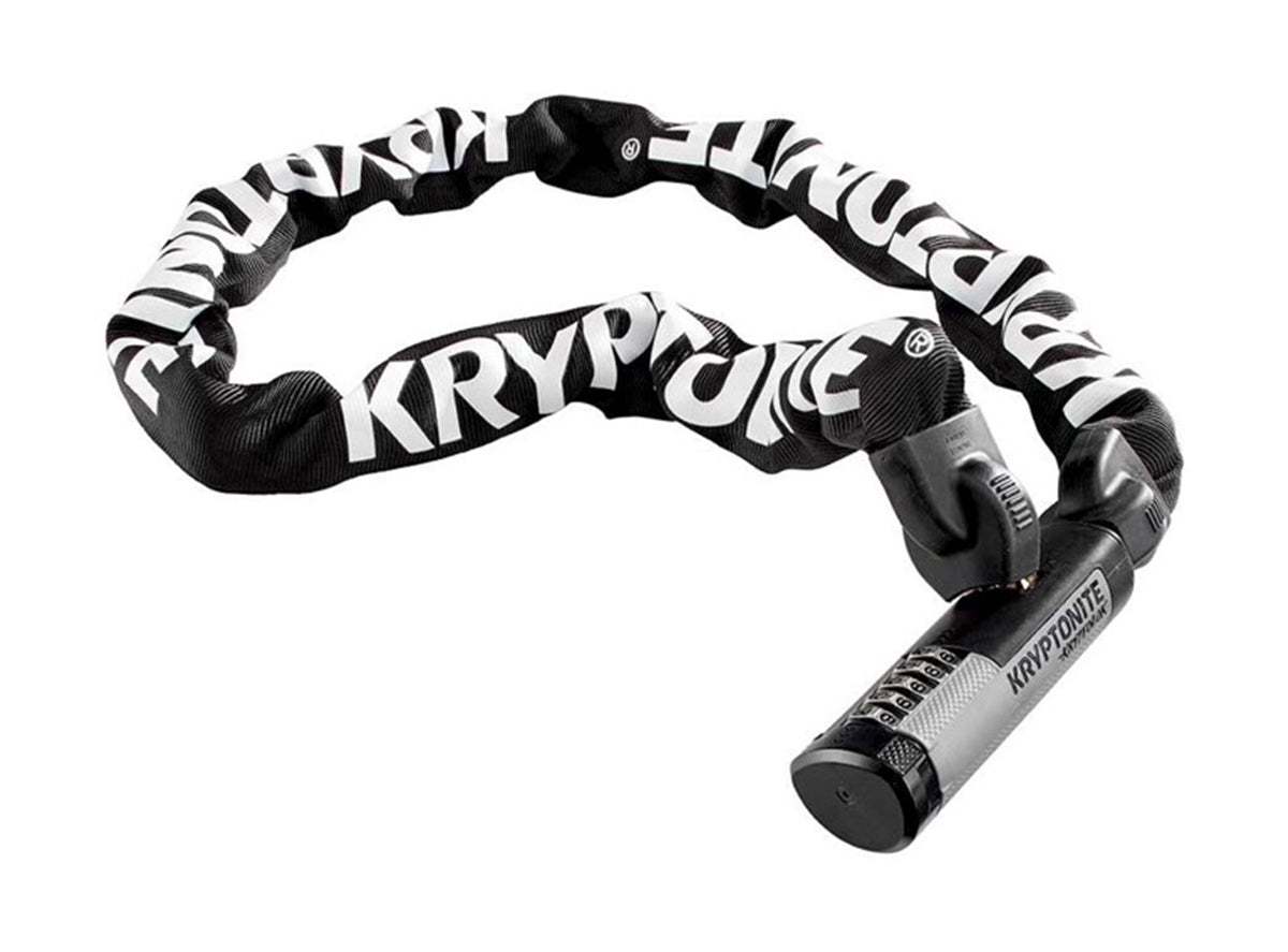 Kryptonite KryptoLok 912 Chain Lock - Combination - Black Black 3.93'/120cm