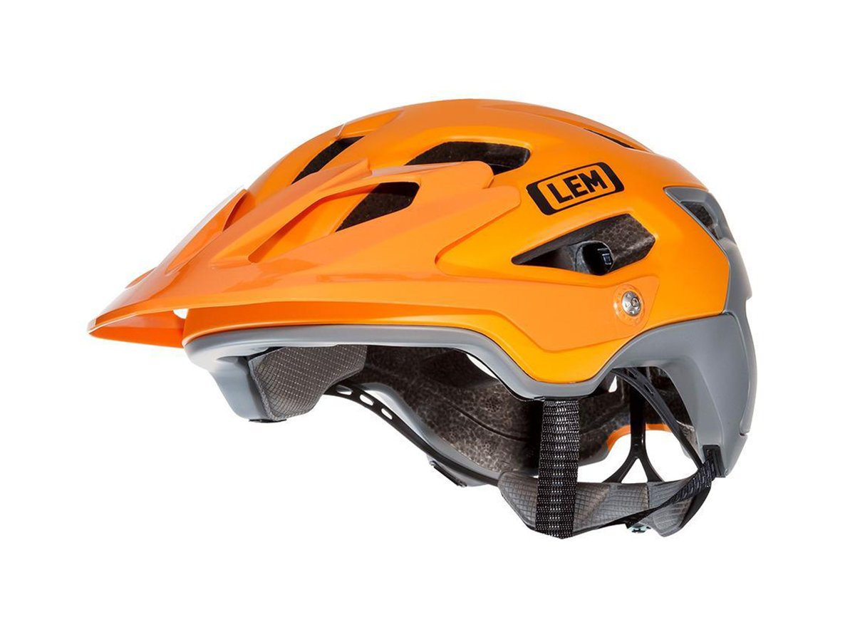 LEM Flow MTB Helmet - Orange Orange Small