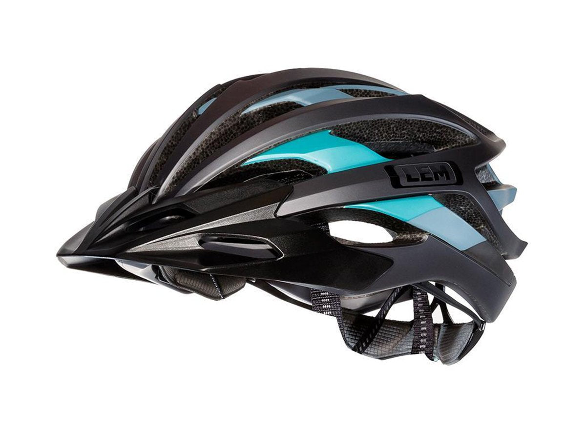 LEM Gavia Road Bike Helmet - Aqua-Black Aqua - Black Small