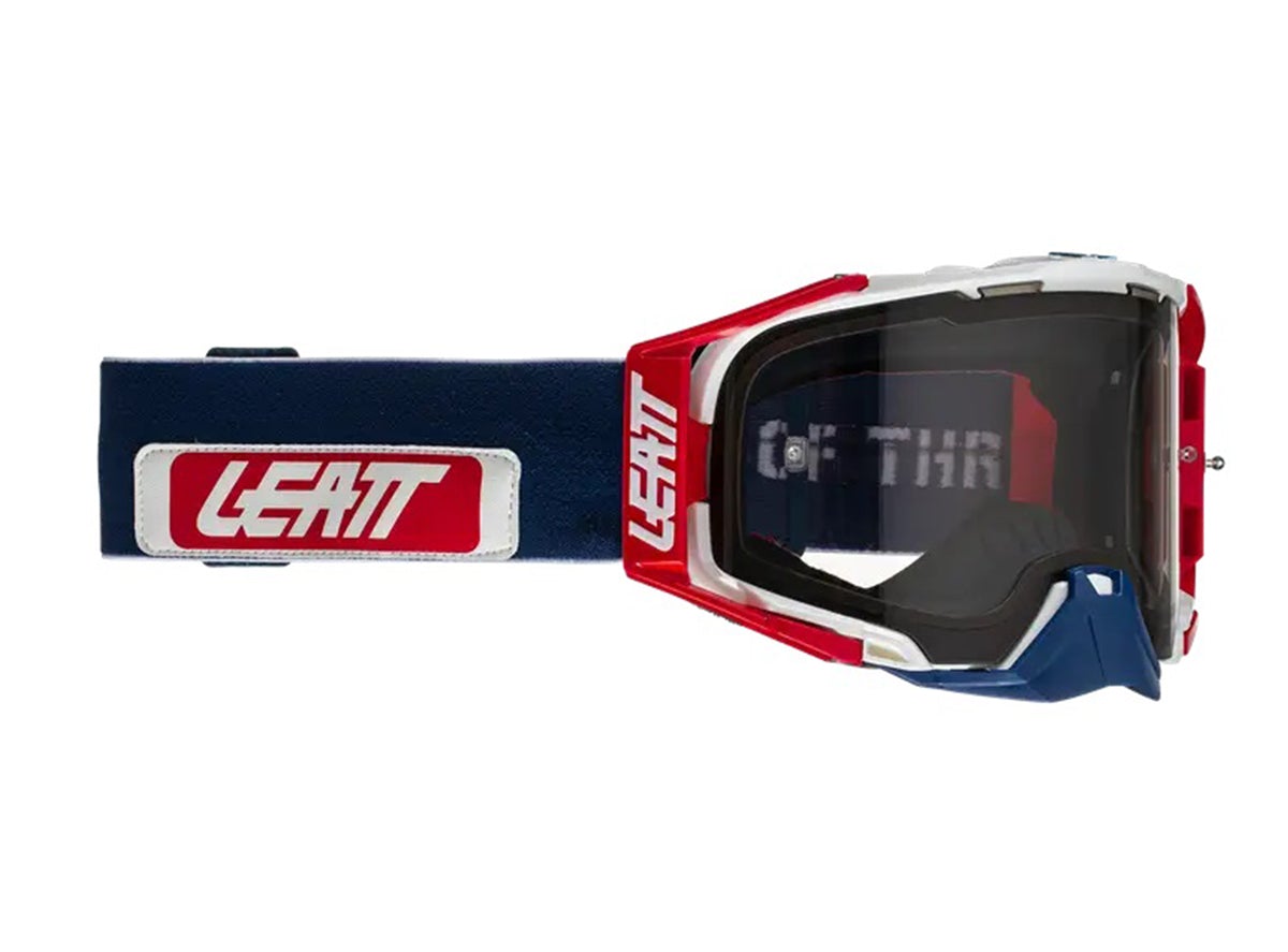Leatt Velocity 6.5 MTB Goggle - Chilli-Blue - 2021 Chilli - Blue Light Gray - 58% Lens