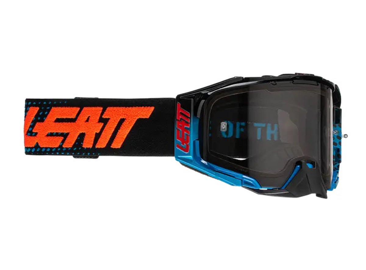 Leatt Velocity 6.5 MTB Goggle - Neon Bluringe - 2021 Neon Bluringe Light Gray - 58% Lens