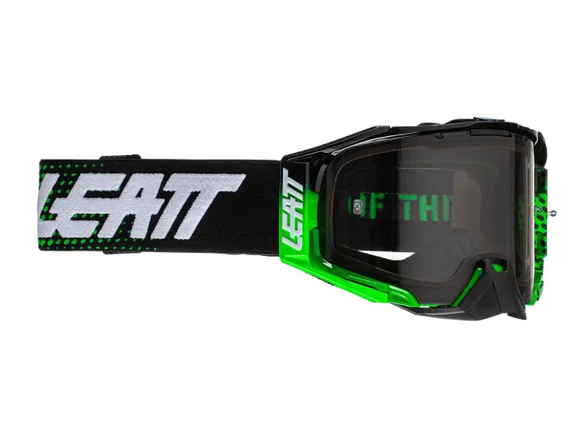 Leatt Velocity 6.5 MTB Goggle - Neon Lime - 2021 Neon Lime Light Gray - 58% Lens