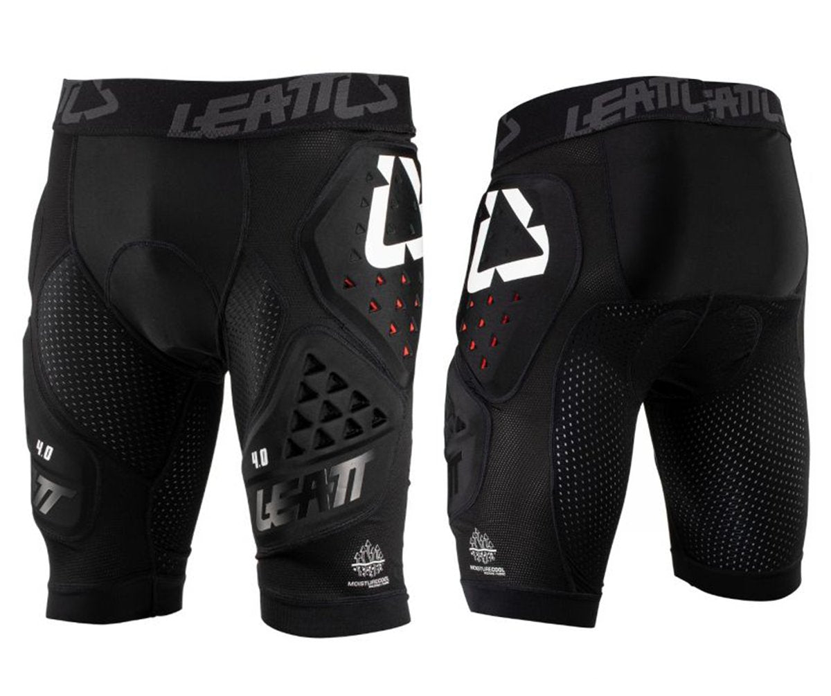 Leatt 3DF 4.0 Impact Short - Black-White Black - White Small
