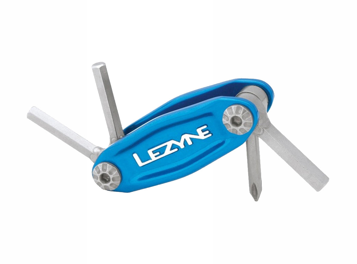 Lezyne Stainless 4 Multi-Tool - Blue Blue