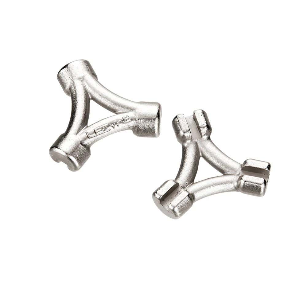 Lezyne 3-Way Spoke Wrench Silver 3.23/3.30/3.45mm