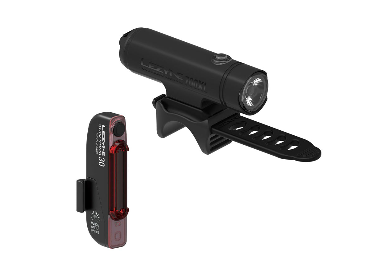 Lezyne Classic Drive 700XL/ Stick 30 Matt Black - Black