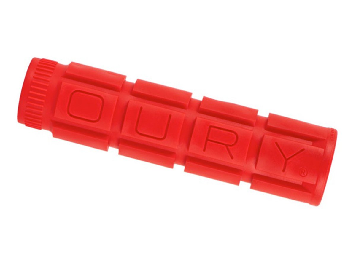 Oury Single Compound V2 Grips - Candy Red Candy Red