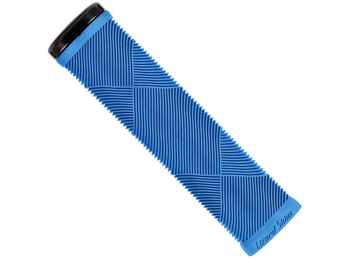 Lizard Skins Strata Lock On MTB Grip - Deja Blue Deja Blue