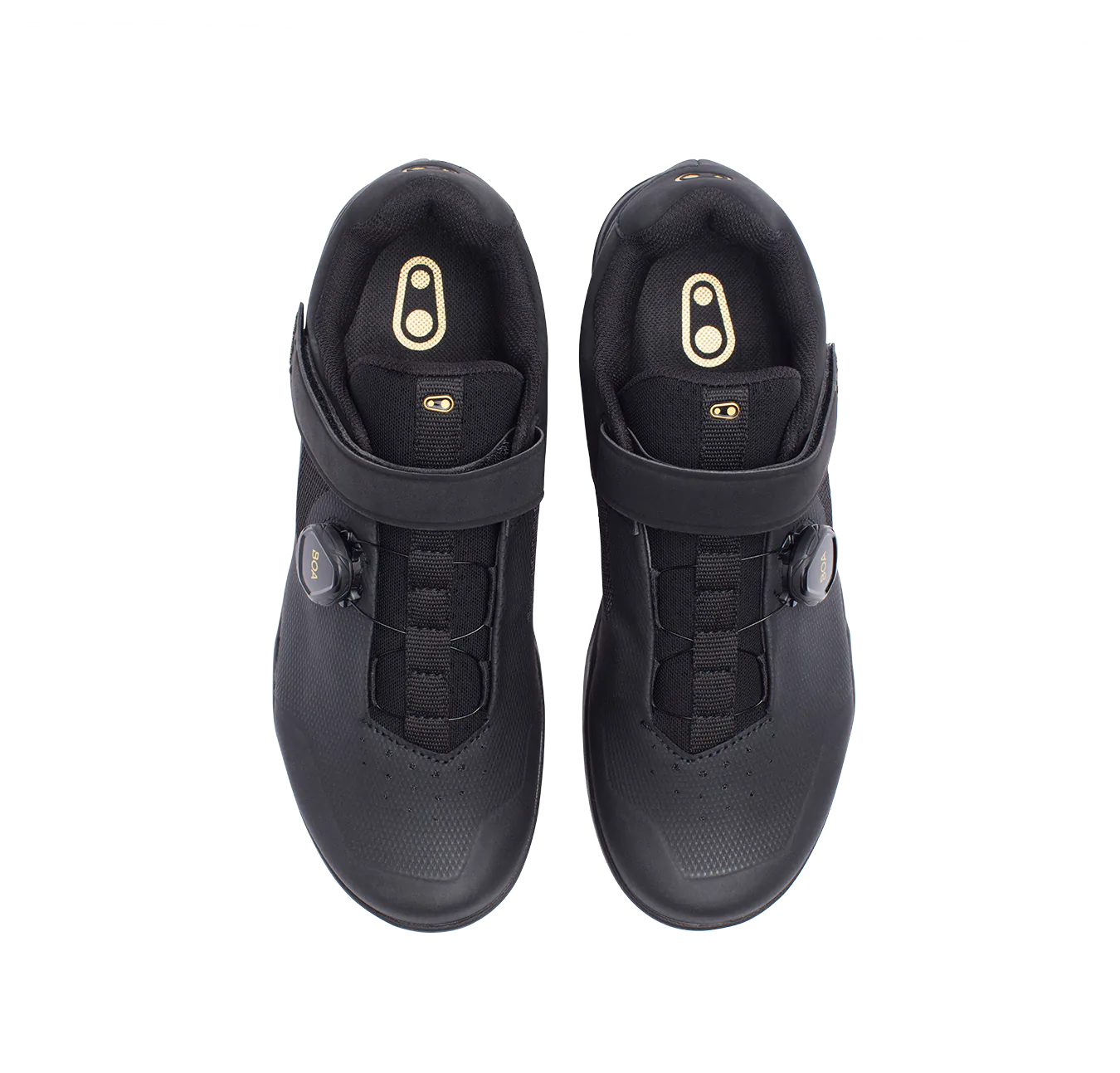 Crank Brothers Mallet BOA MTB Shoe - Black-Gold-Black