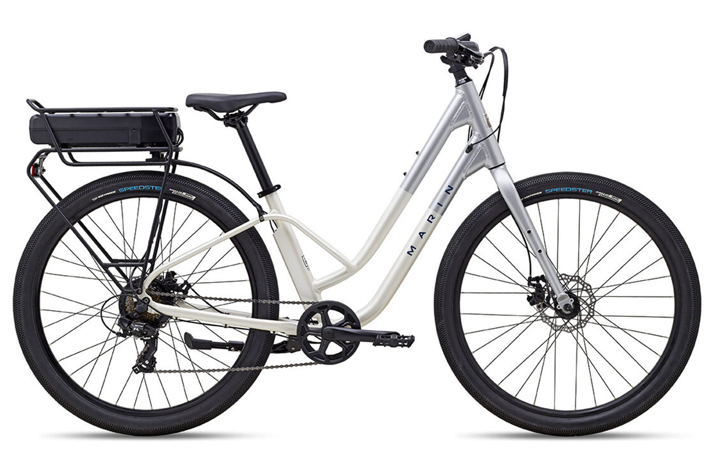 Marin Stinson E ST 27.5 - White-Silver - 2022 White - Silver Small