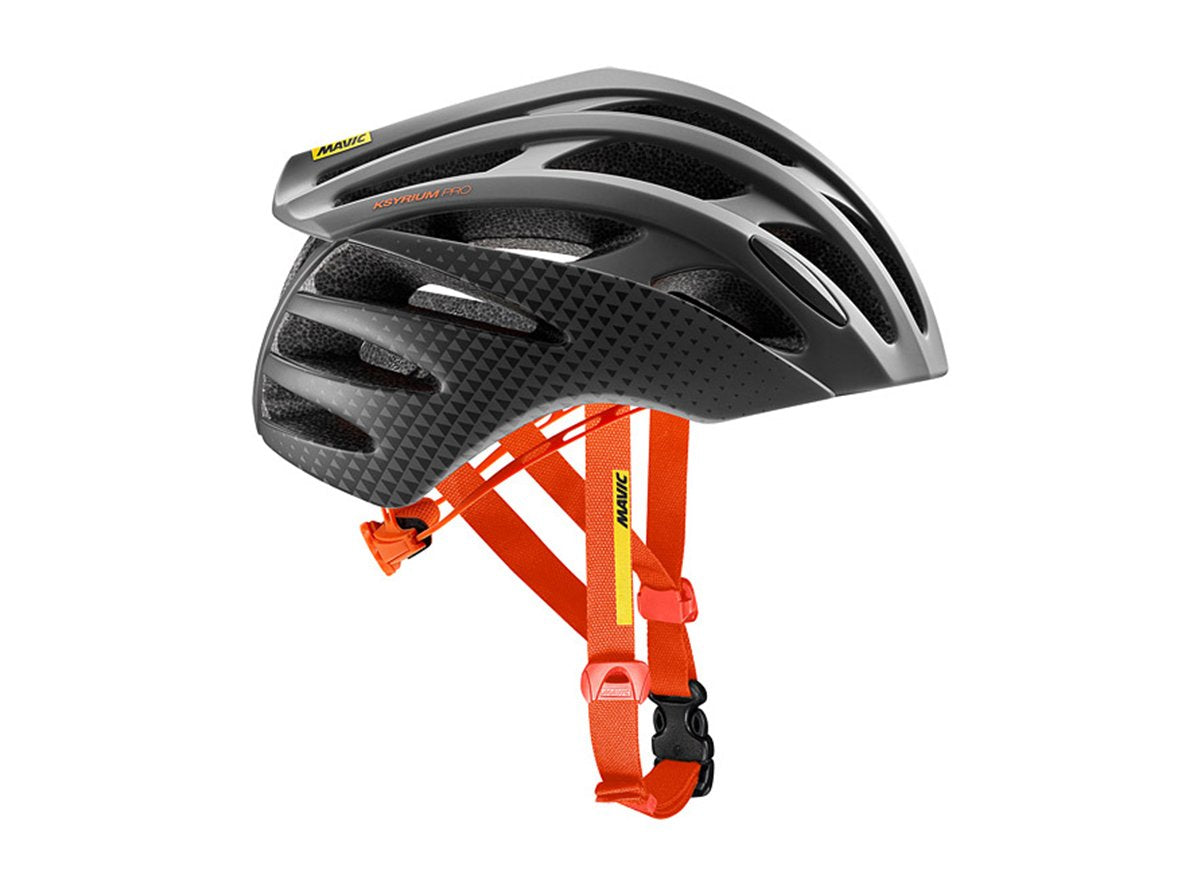 Mavic Ksyrium Pro Road Helmet - Asphalt-Orange Asphalt - Orange Medium
