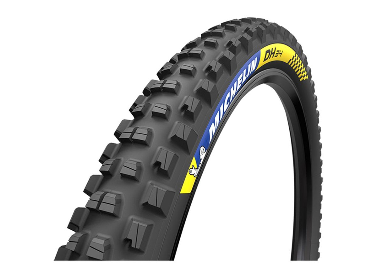 Michelin DH34 26" Wire MTB Tire - Black Black 2.4" Magi-X - Downhill Shield - 2x55tpi