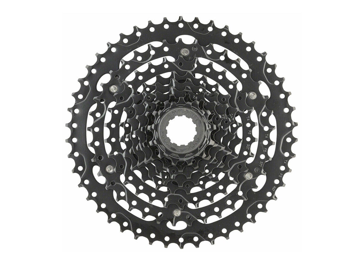 Microshift Advent Cassette 9 Spd Steel MTB Cassette Black 11-46t