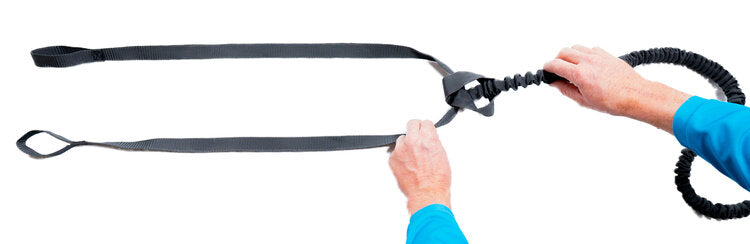 TowWhee Universal Motorcycle Peg Strap - Black