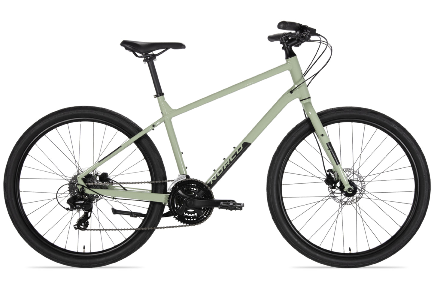 Norco Indie 3 27.5 City Bike - Green-Black - 2021 Green - Black 39cm (15.5") - X-Small
