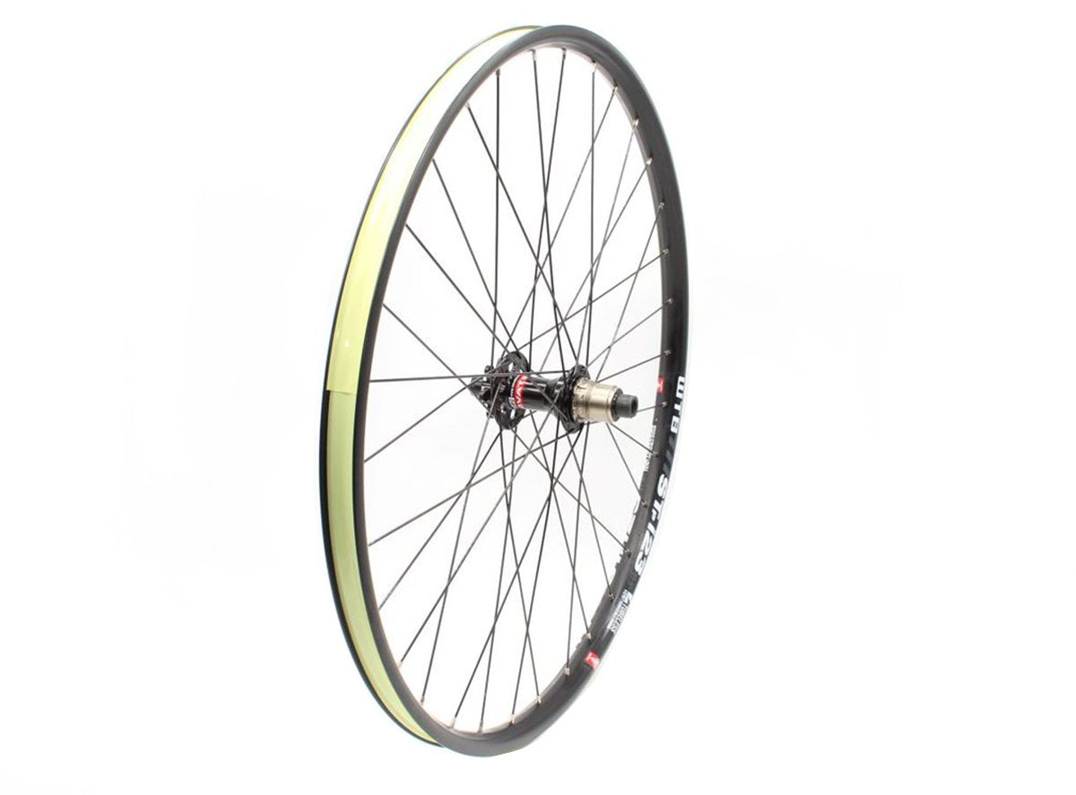 Novatec D712 on WTB STp i23 TCS 27.5" MTB Wheel - Rear Black - White-Gray Decals 12x148mm - 32h - SRAM XD