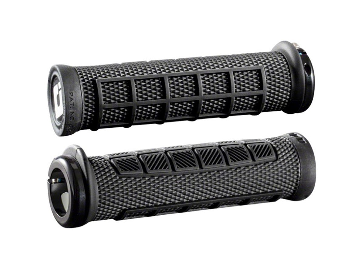 ODI Elite Pro Lock-On Bonus Pack MTB Grips - Black Black