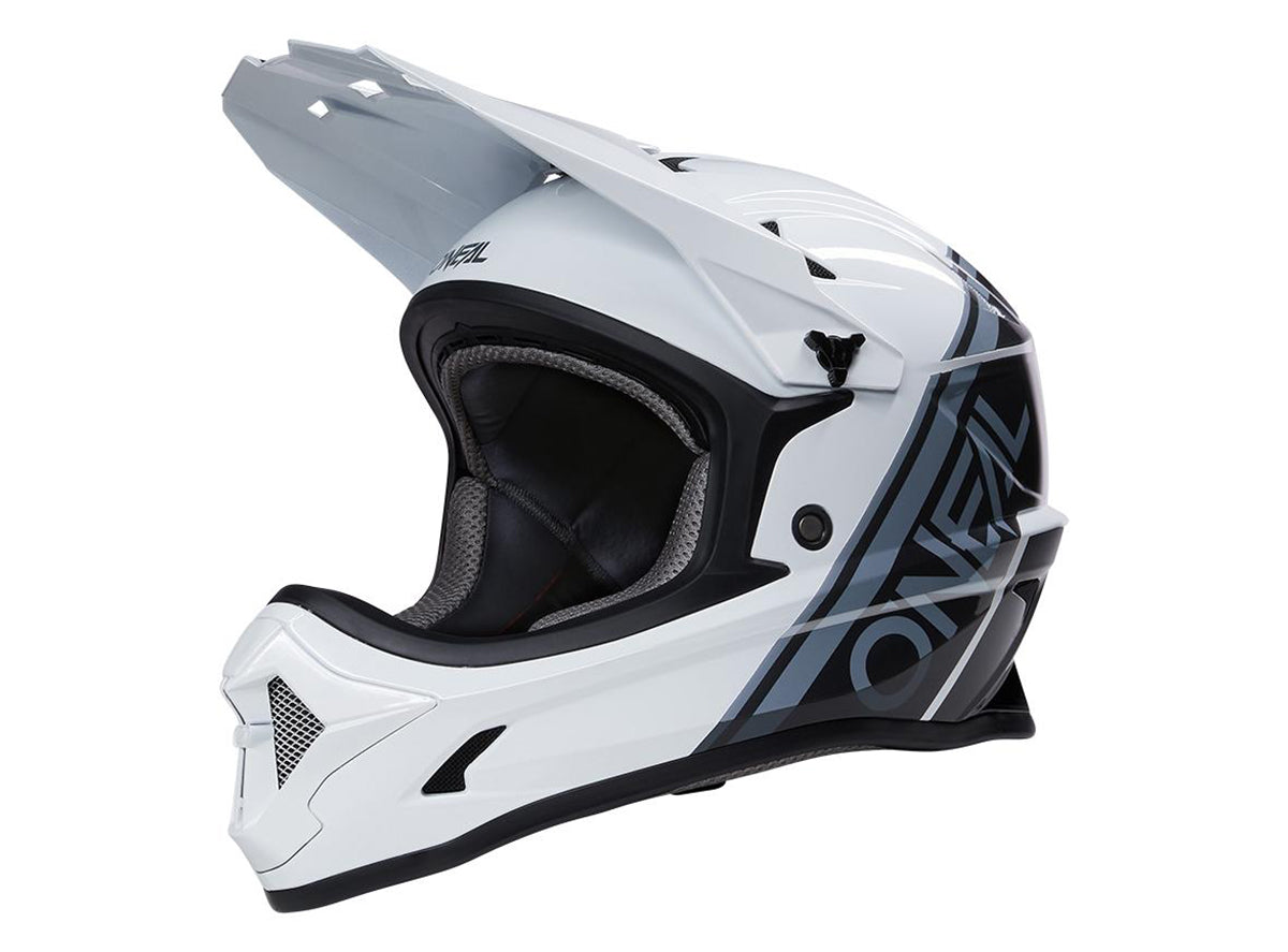 O'Neal Sonus Split Full Face Helmet - Black-White Black - White Small