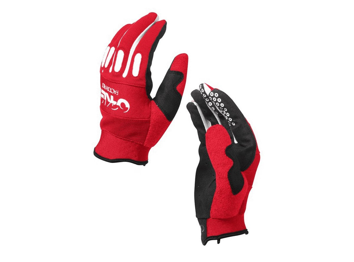 Oakley Factory MTB Glove - Red Line - Red Red X-Small
