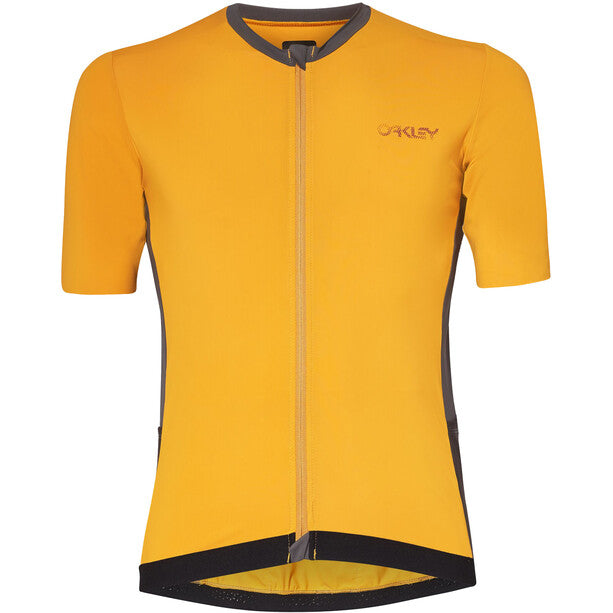 Oakley Point to Point Short Sleeve Jersey - Amber Yellow - 2022 Amber Yellow X-Small