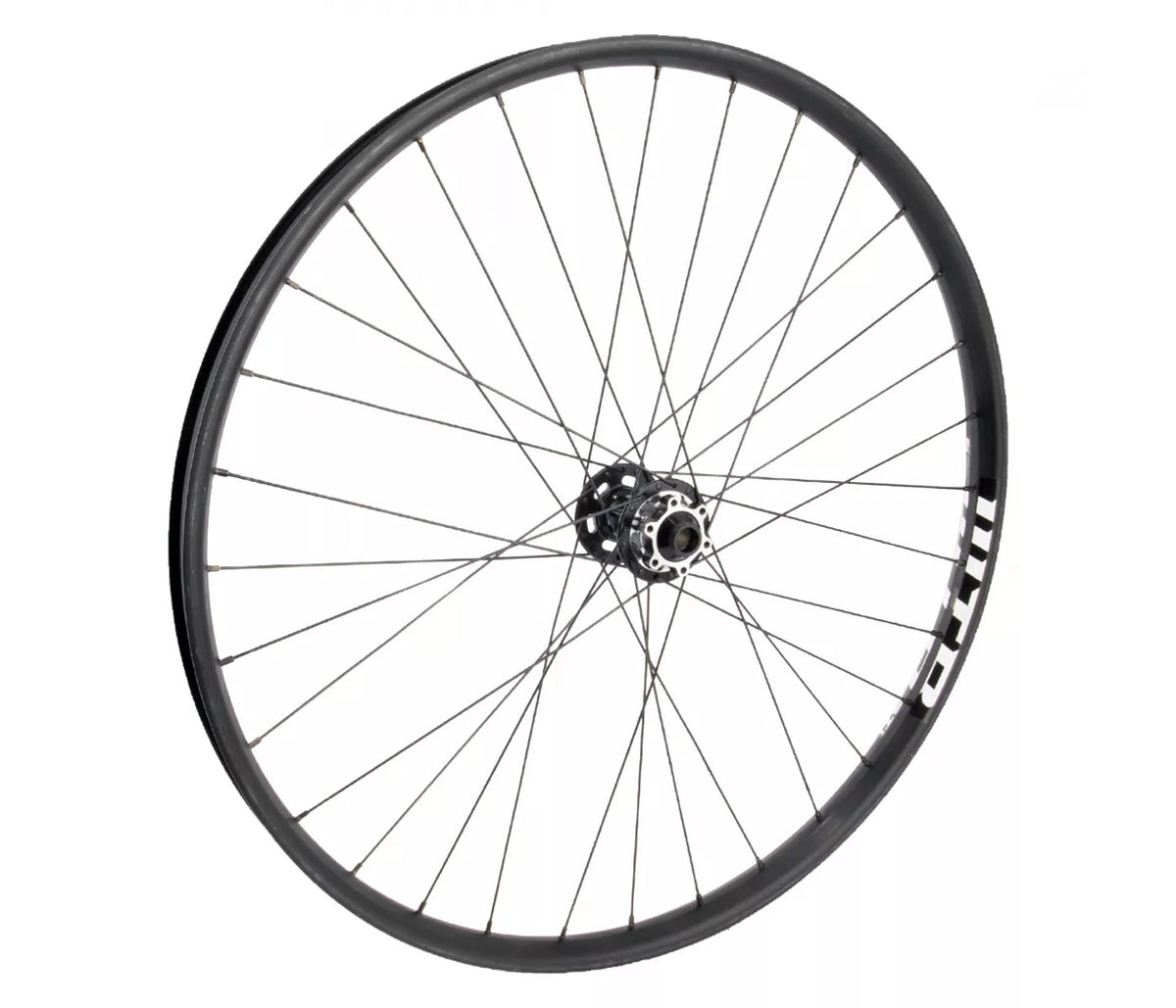 Origin8 MT-3100 on WTB ST TCS 2.0 i30 27.5" Double Wall Alloy MTB Wheel - Front Black 15x100mm - 32h
