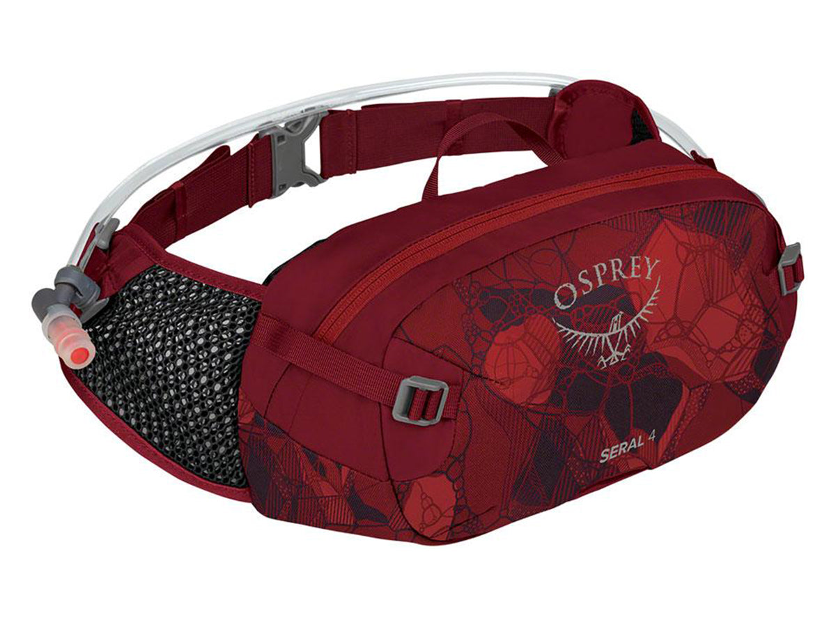 Osprey Seral 4 Lumbar Pack - Claret Red - 2021 Claret Red 1.5L 50 oz Hydration Capacity