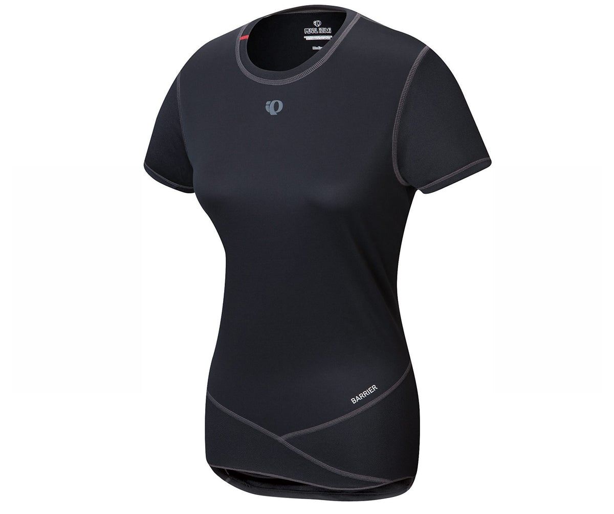 Pearl Izumi Barrier Short Sleeve Base Layer - Womens - Black Black Small