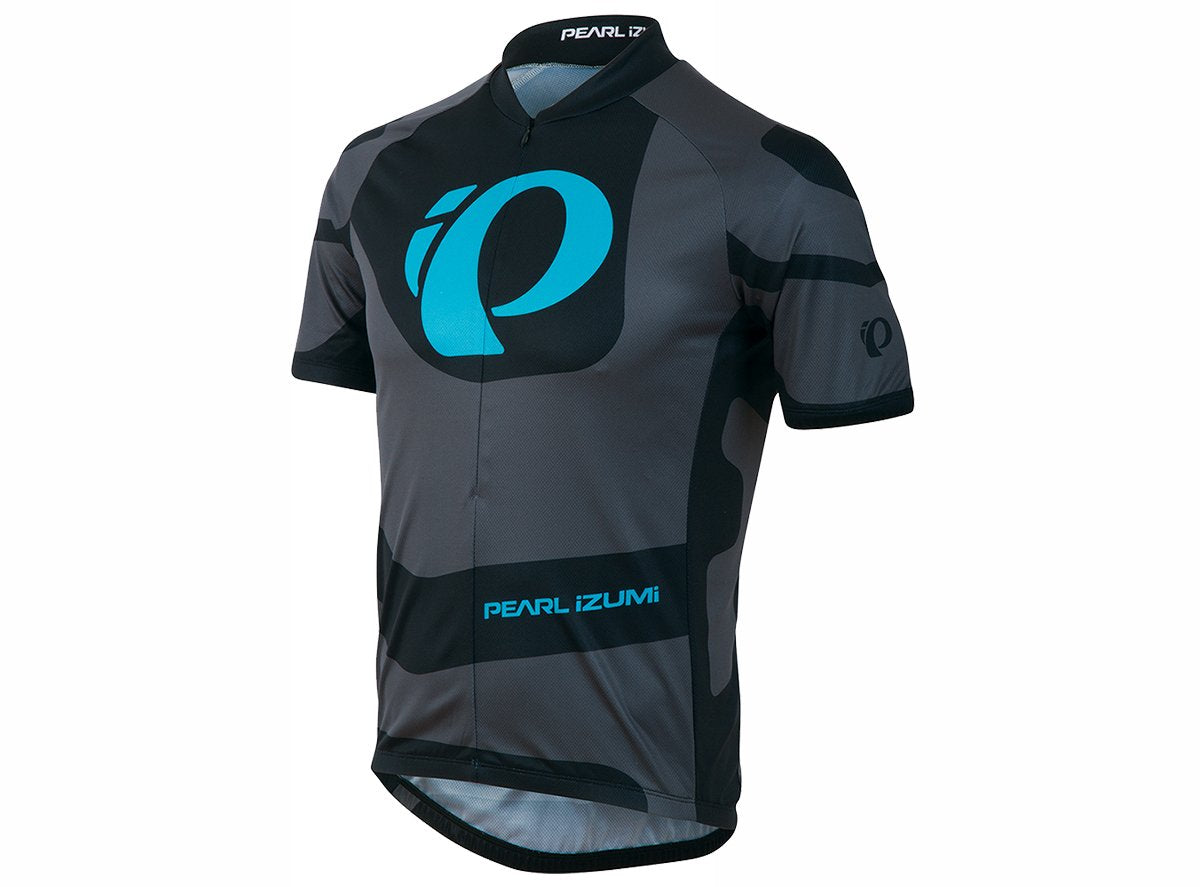 Pearl Izumi Select LTD Short Sleeve MTB Jersey - Gray- TM Blue Atoll Gray - TM Blue Atoll Large
