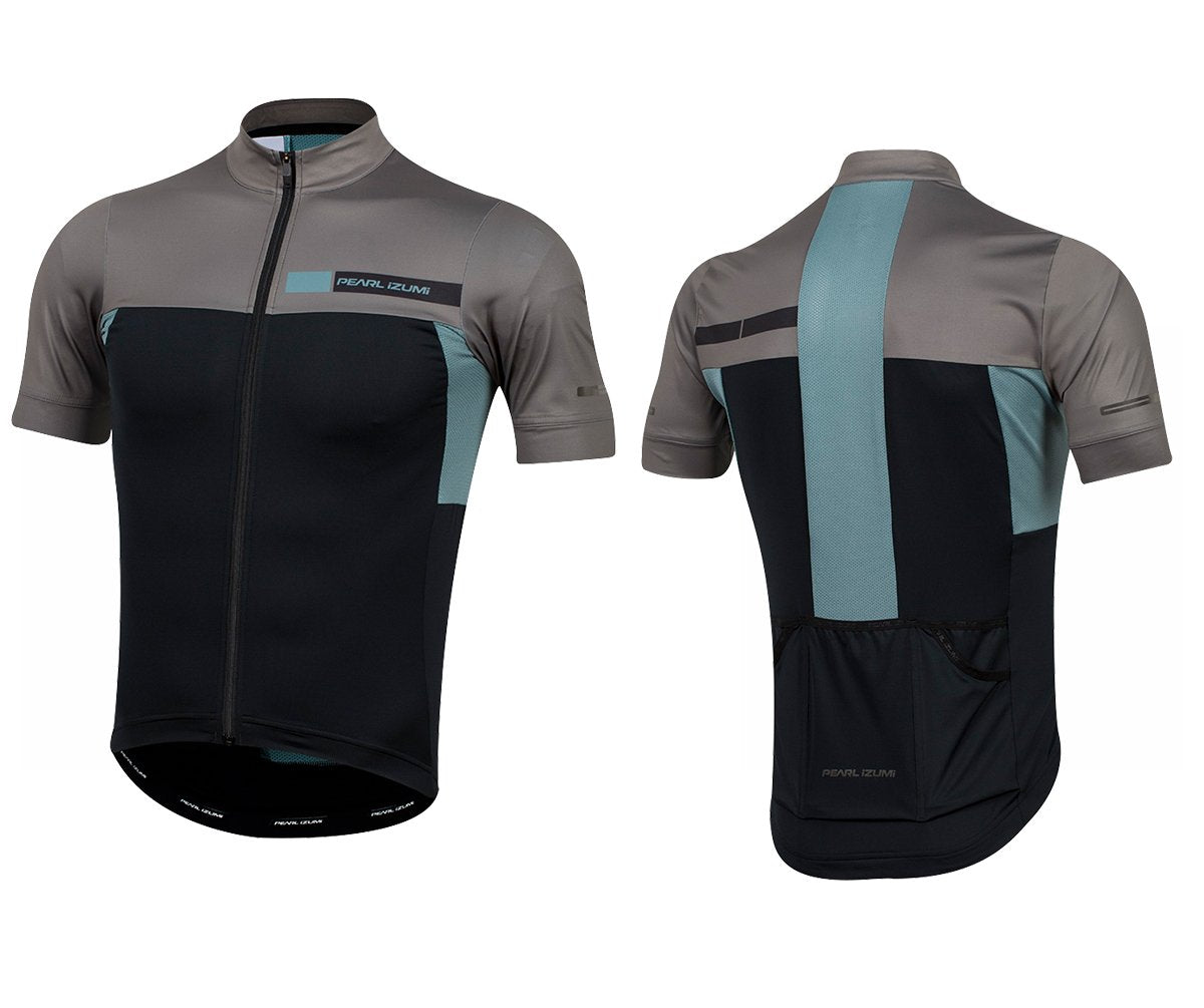 Pearl Izumi PRO Escape Short Sleeve Road Jersey - Black-Smoked Pearl Coast Black - Smoked Pearl Coast X-Small