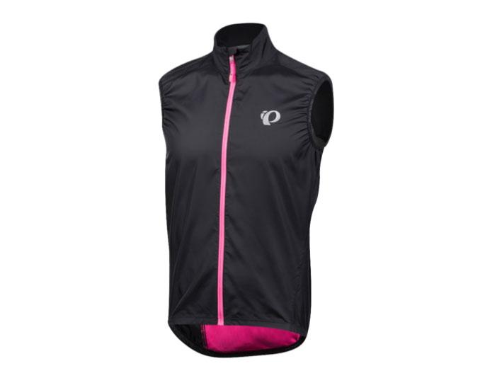 Pearl Izumi Elite Barrier Vest - Black-Screaming Pink Black - Screaming Pink Small