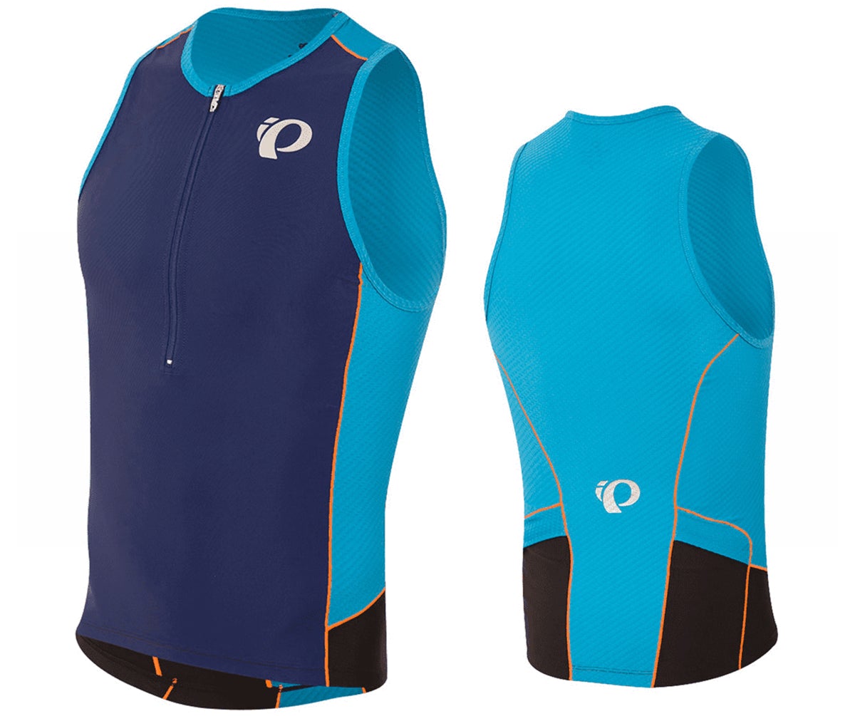 Pearl Izumi Elite Pursuit Tri Singlet - Bel Air Blue-Blue Depths Bel Air Blue - Blue Depths 2X-Large