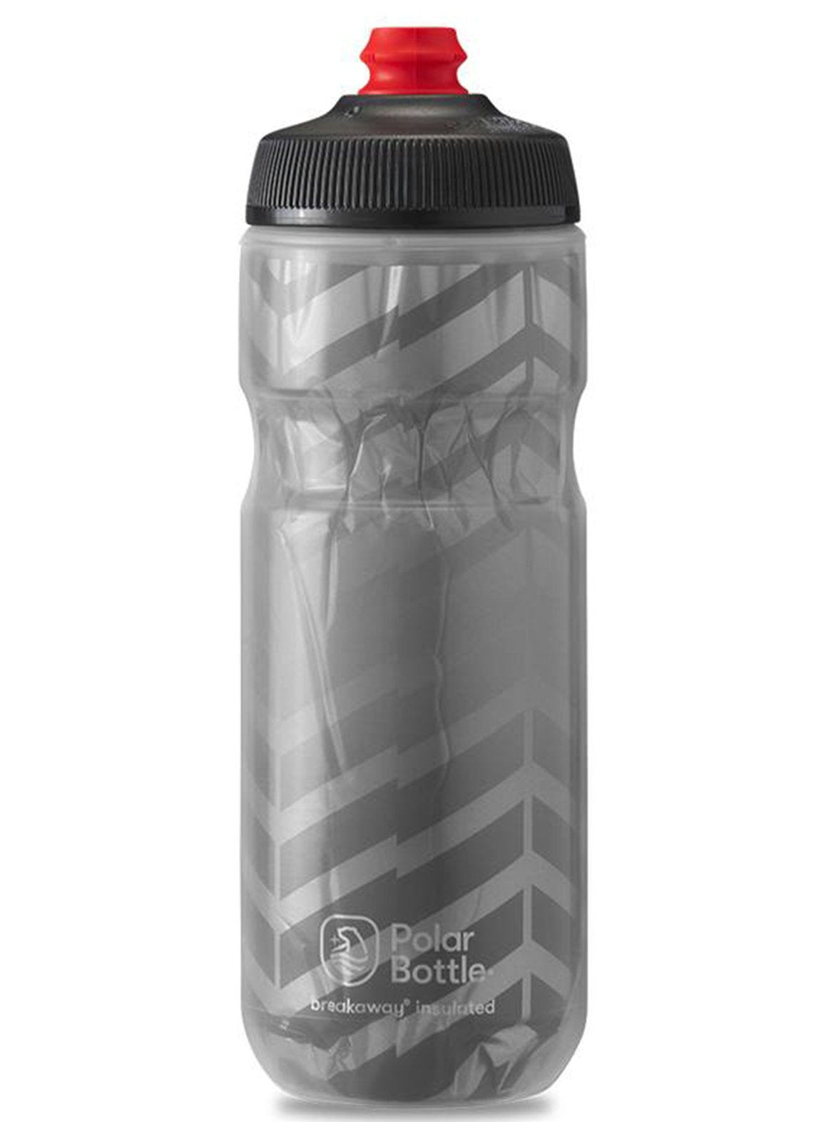 Polar Bottle Breakaway Bolt Insulated Water Bottle - 20oz - Charcoal-Silver Charcoal - Silver