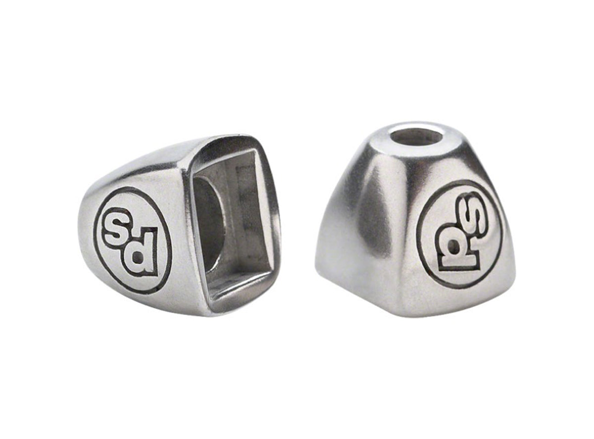 Problem Solvers Downtube Shifter Boss Covers Silver Pair
