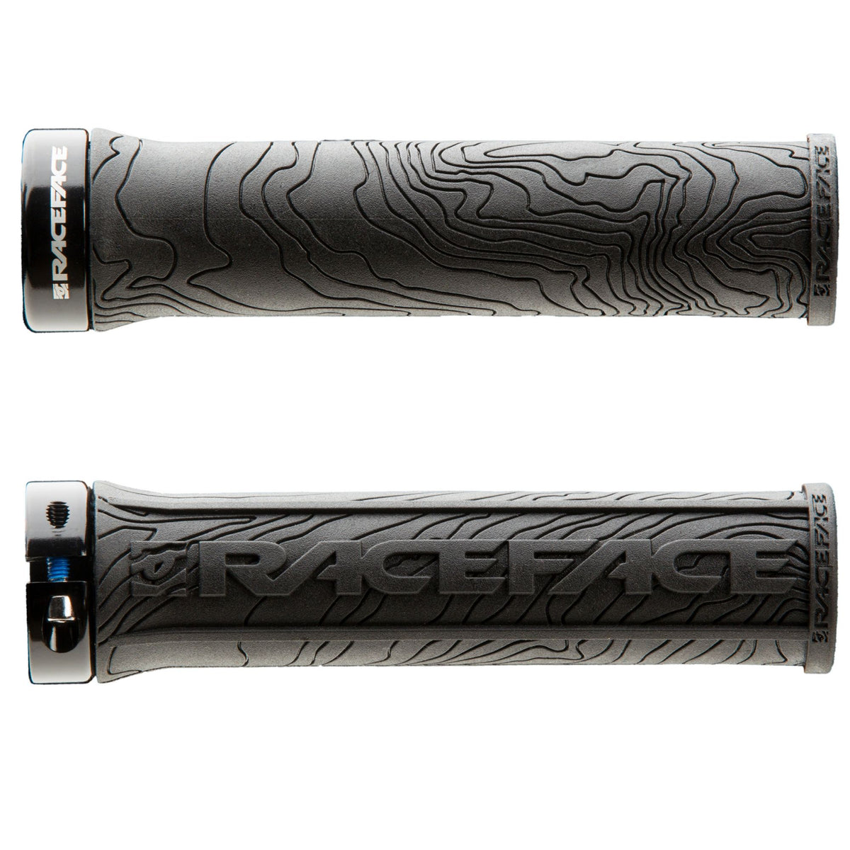 Race Face Half Nelson Lock-On Grips - Black Black