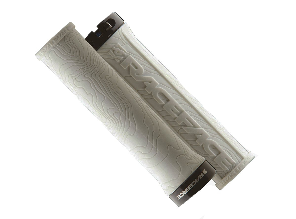 Race Face Half Nelson Lock-On Grips - White White