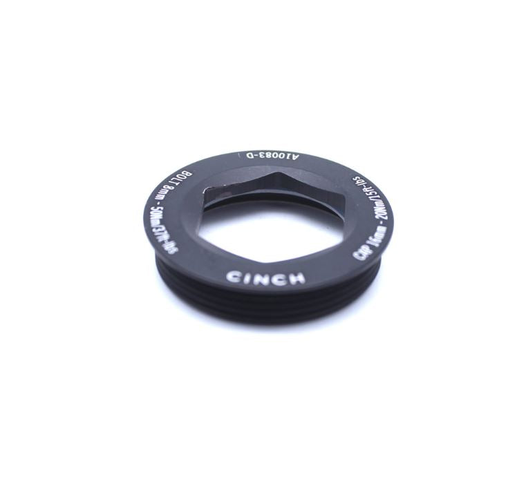 Race Face Cinch XC/AM Puller Cap and Washer Set - Matt Black Matt Black