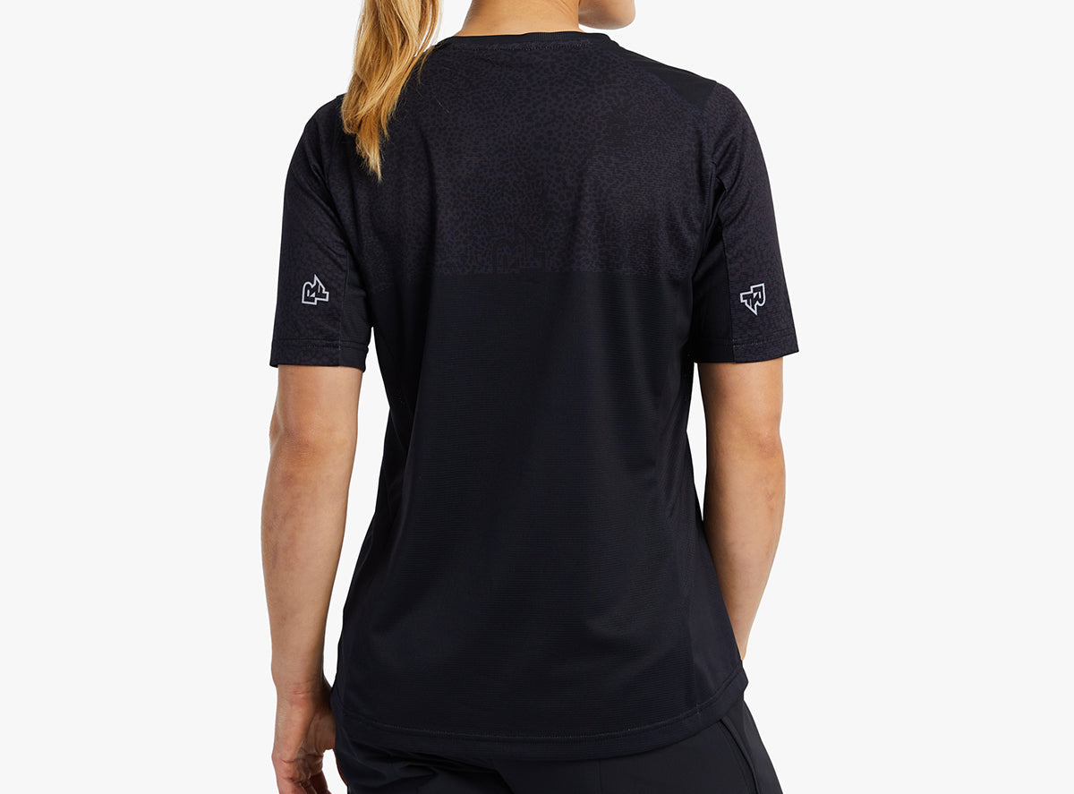 Race Face Indy Short Sleeve MTB Jersey - Womens - Black - 2022