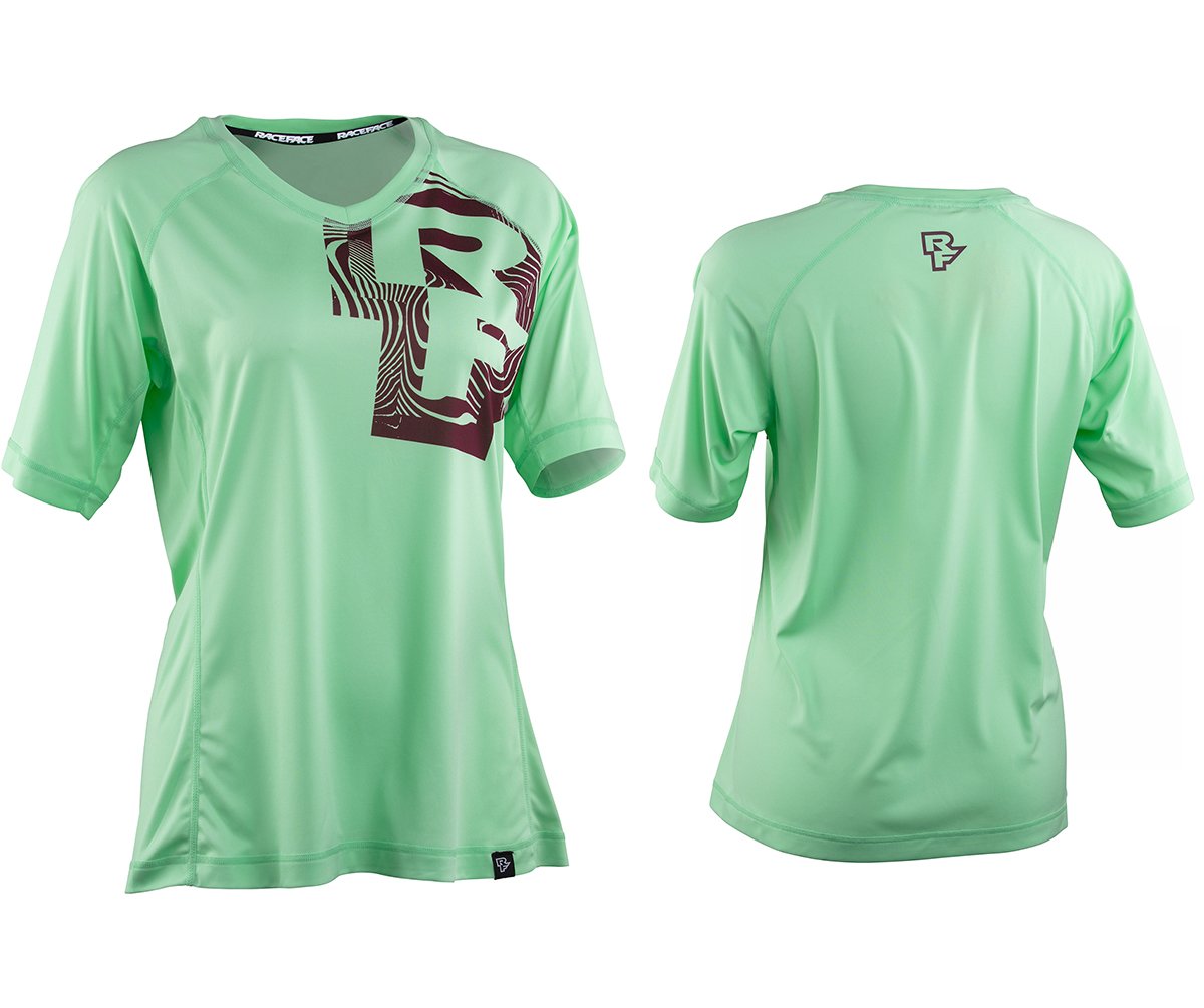 Race Face Nimby Short Sleeve Mesh Jersey - Womens - Lime - 2020 Lime X-Small