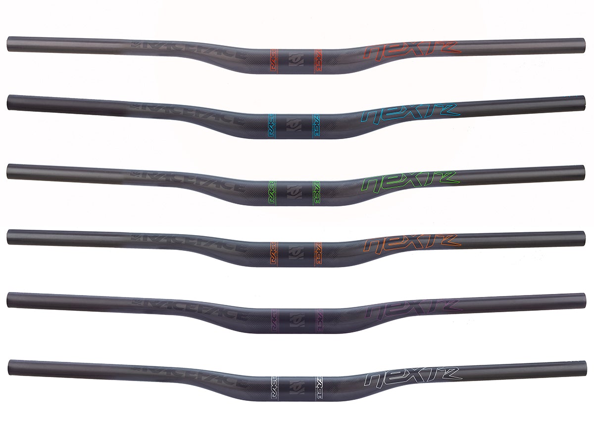 Race Face Next R 35 Riser Handlebar - Carbon-Green Carbon - Green 800mm - 35.0mm - 20mm