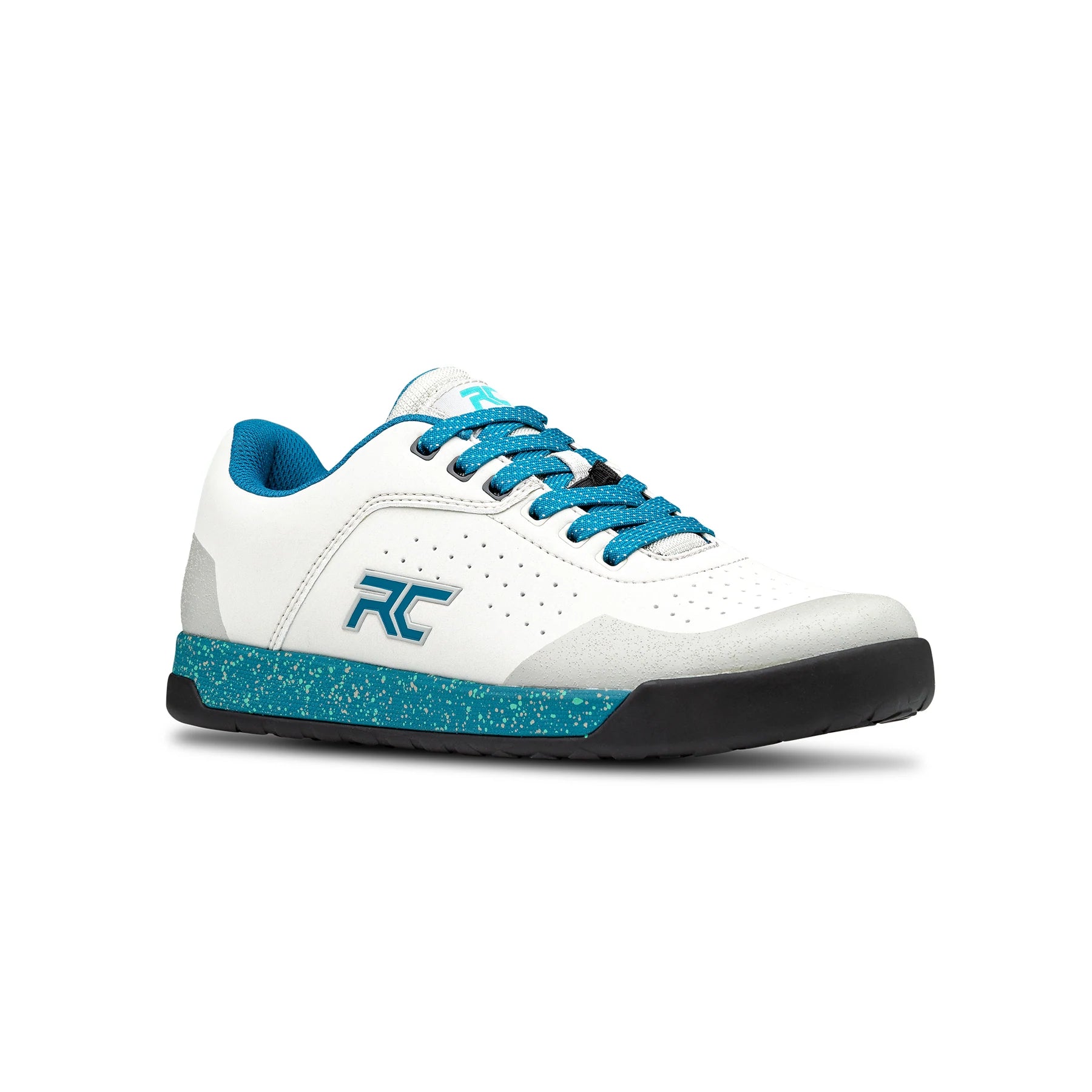 Ride Concepts Hellion Flat Pedal MTB Shoe - Womens - Gray-Tahoe Blue - 2022 Gray - Tahoe Blue US 5