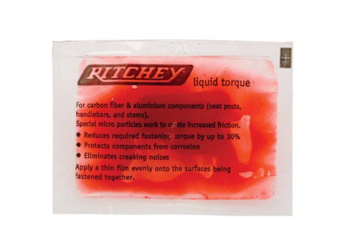 Ritchey Liquid Torque - Single Packet Red 5g Each