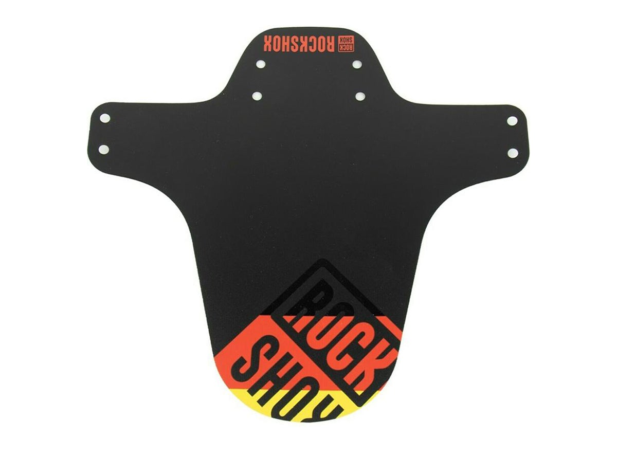 RockShox Universal MTB Flag Fender - Germany Flag Black