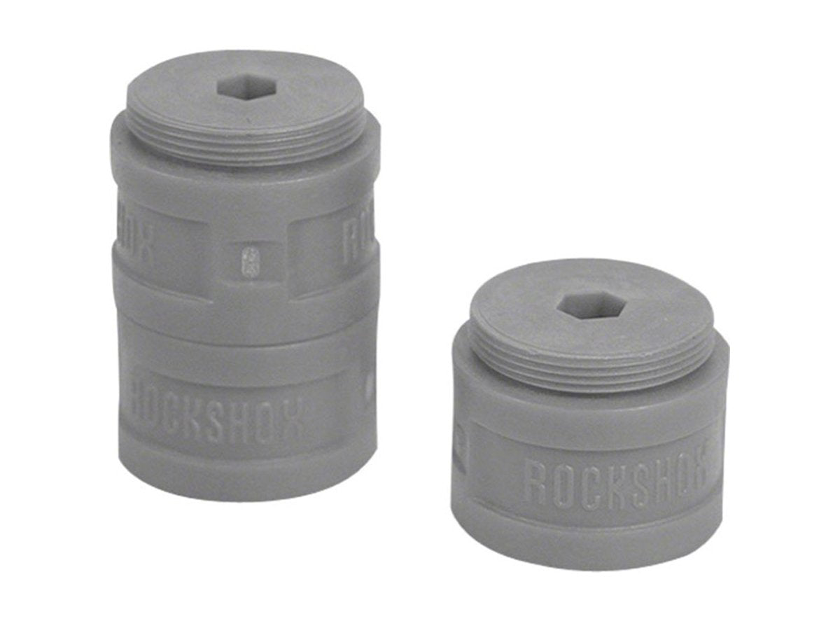 RockShox Bottomless Tokens - Gray Gray 35mm - Solo Air - 3 Pieces