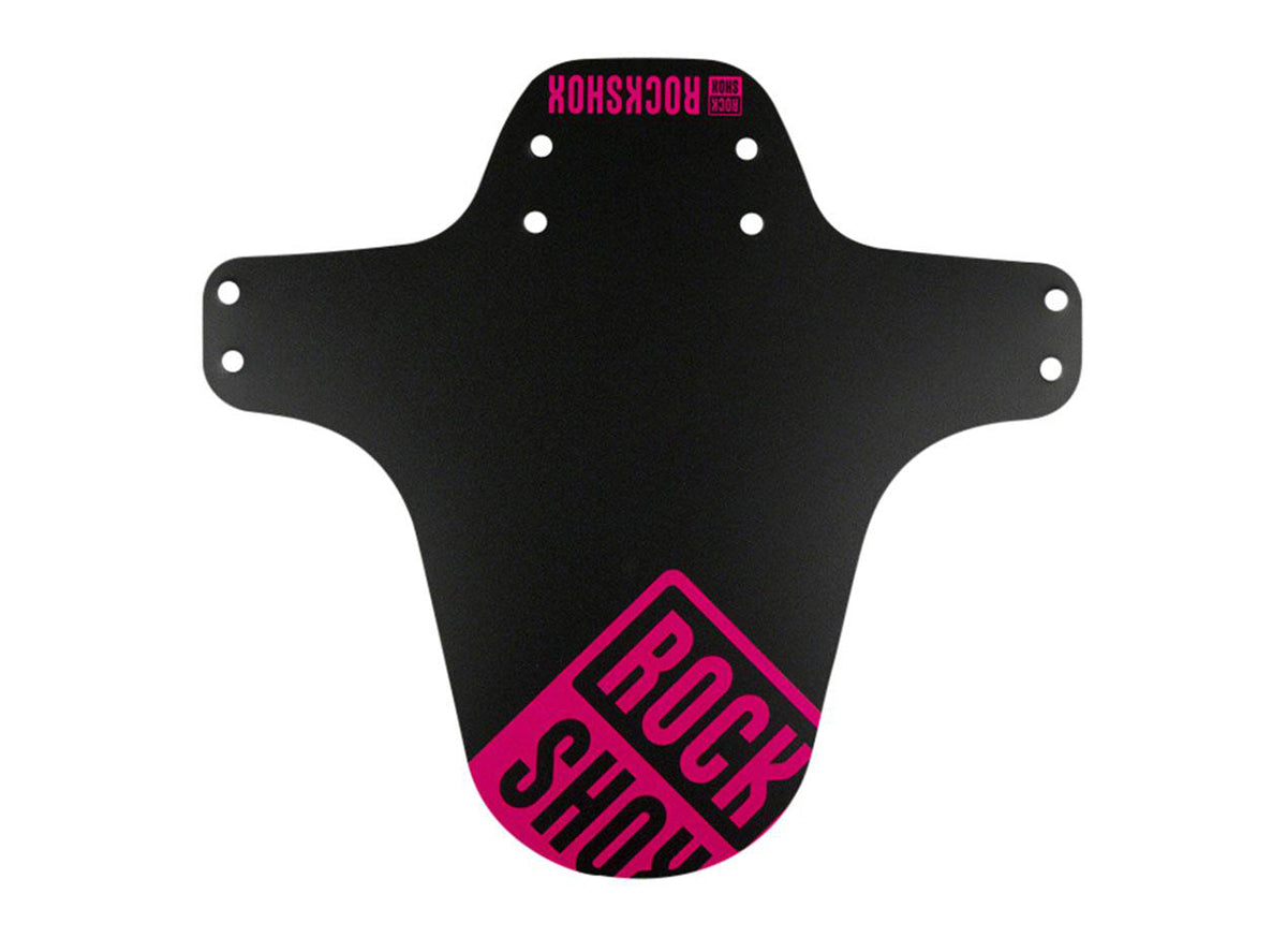 Rockshox MTB Fender - Black-Magenta Print Black - Magenta Print One Size