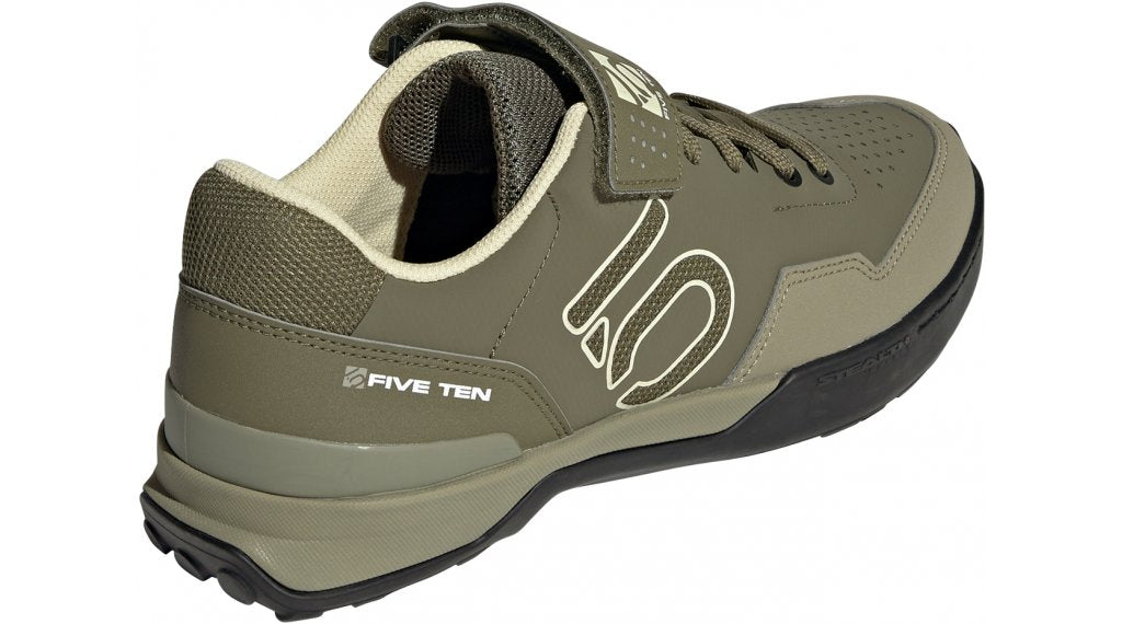 Five Ten Kestrel Lace Clipless MTB Shoe - Focus Olive-Sandy Beige-Orbit Green - 2022