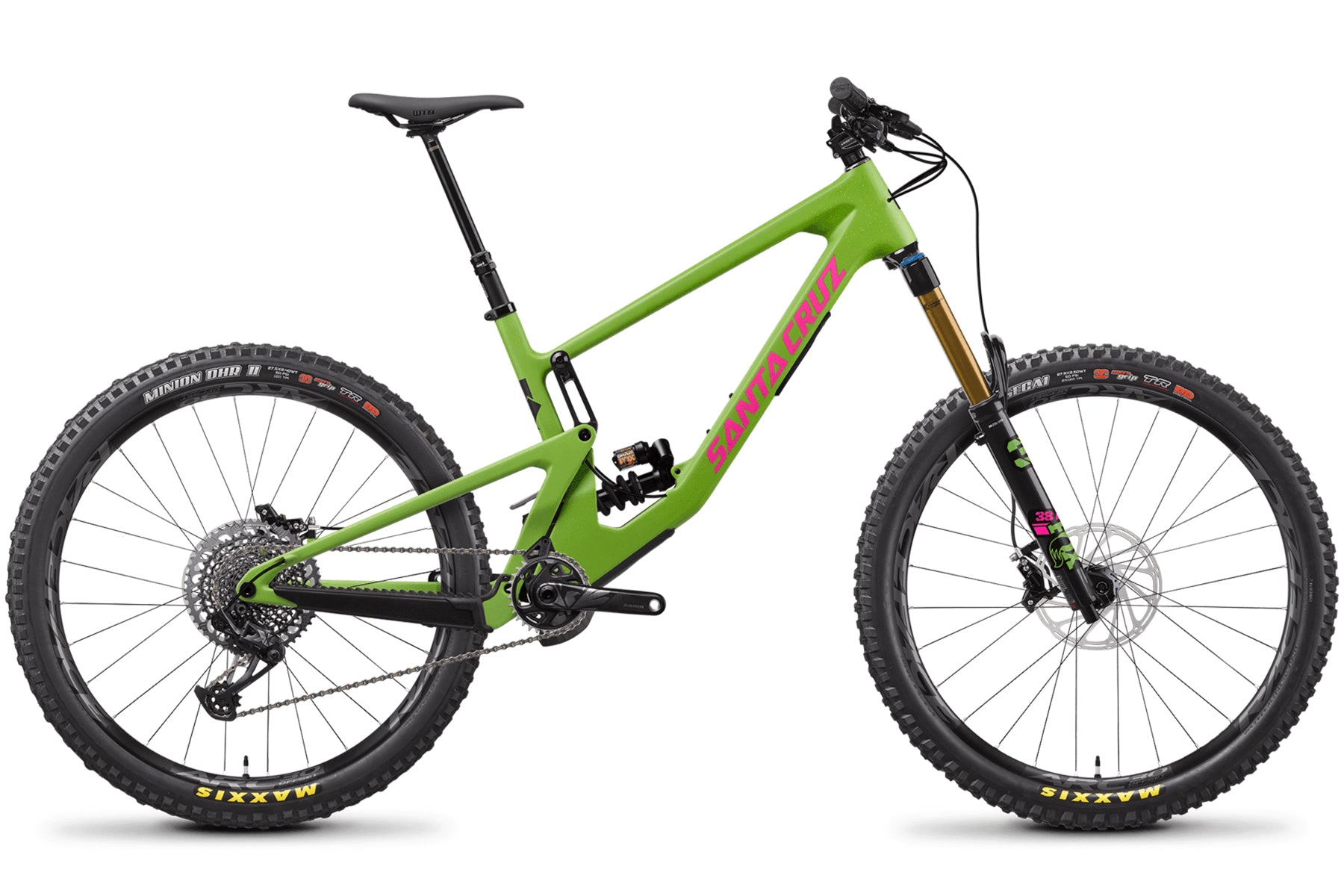 Santa Cruz Nomad Carbon CC 27.5 - X01 - Coil - Adder Green - 2022 Adder Green Medium