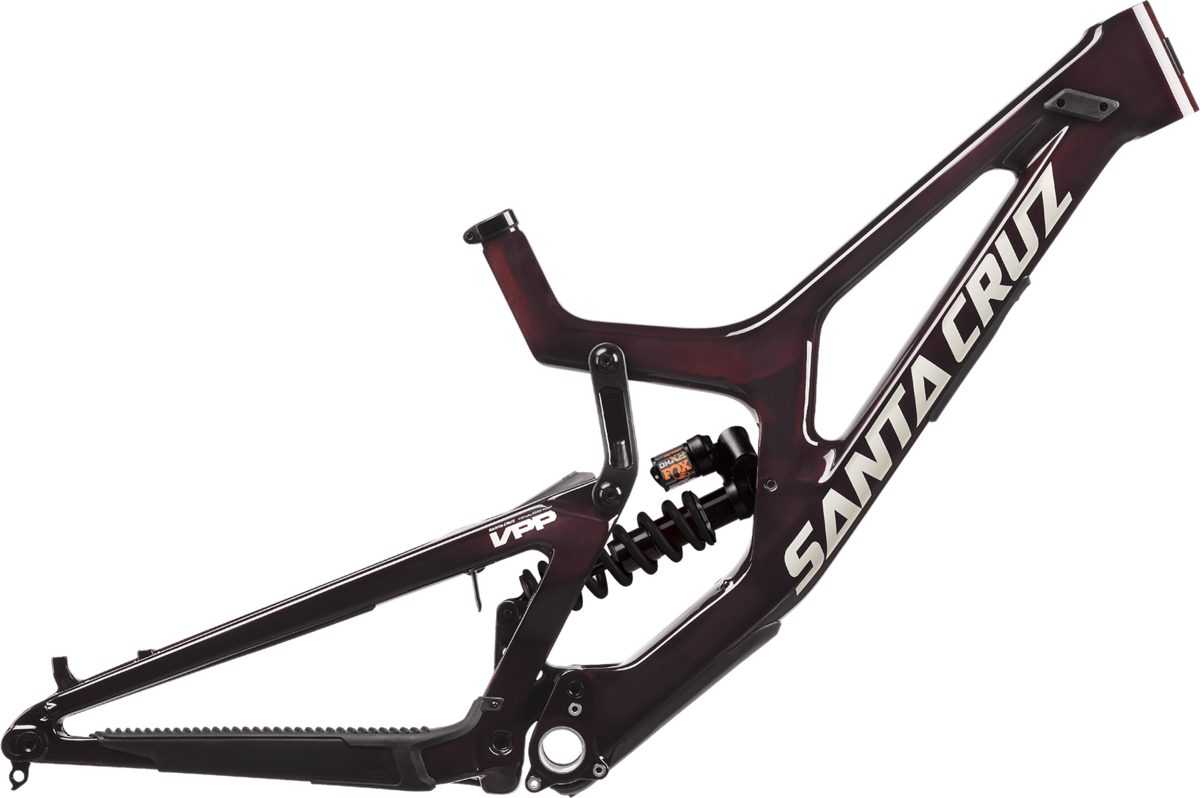 Santa Cruz V10 Carbon CC 27.5 Full Suspension Frame - Oxblood - 2022 Oxblood Small