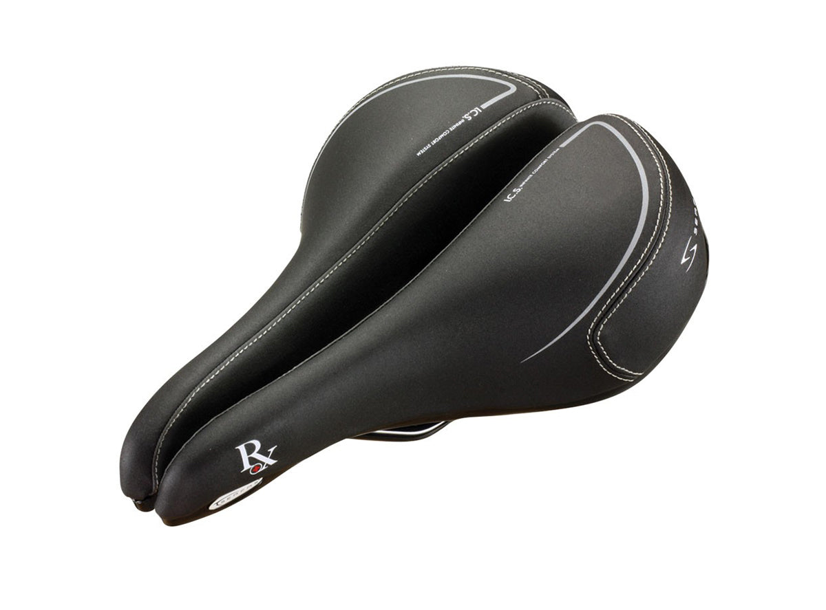 Serfas RX Comfort Saddle - Womens - Black Black Vinyl
