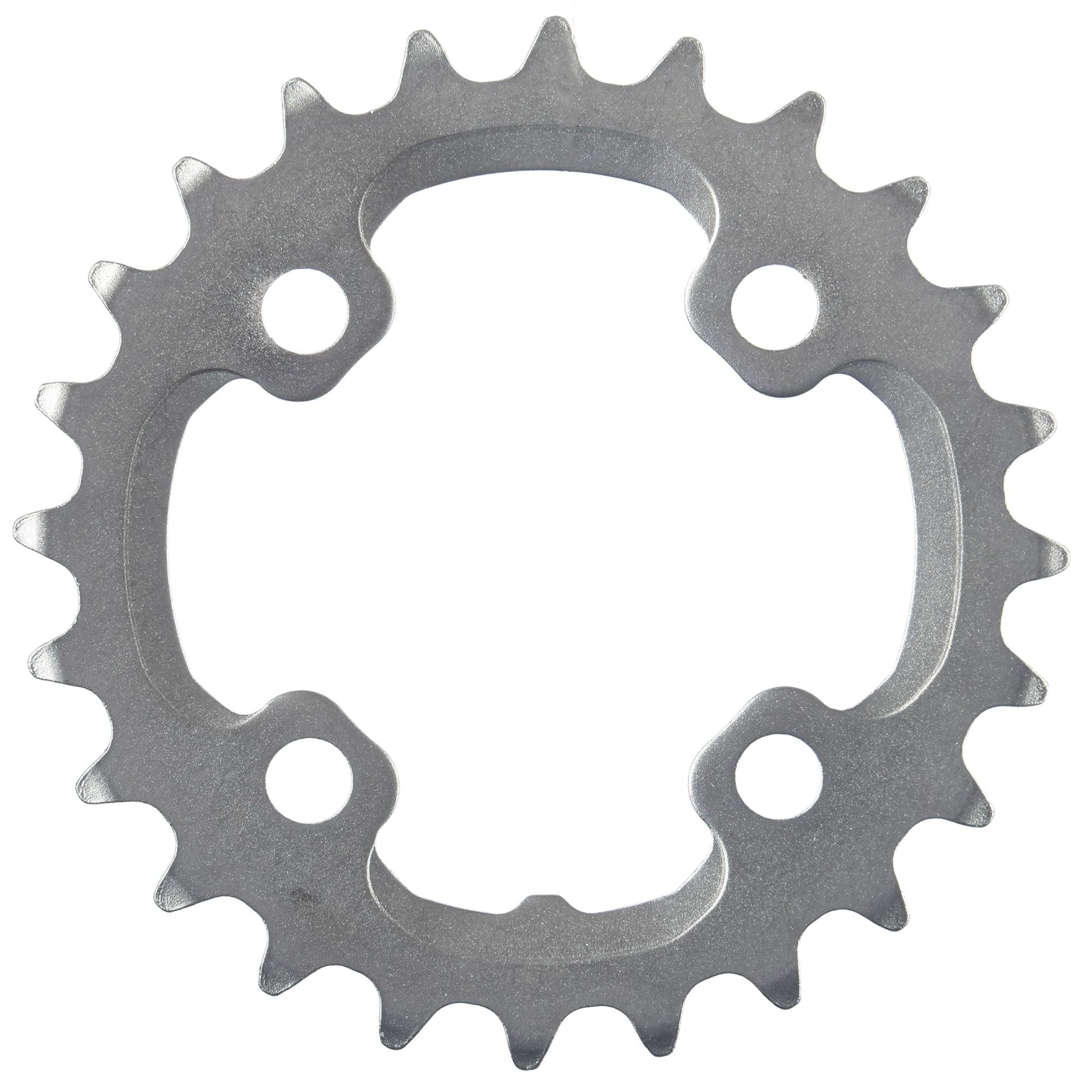Shimano XT FCM785 10 Spd Double Chainring - Silver Silver 24t - AM Type - For 38.24t - 64mm